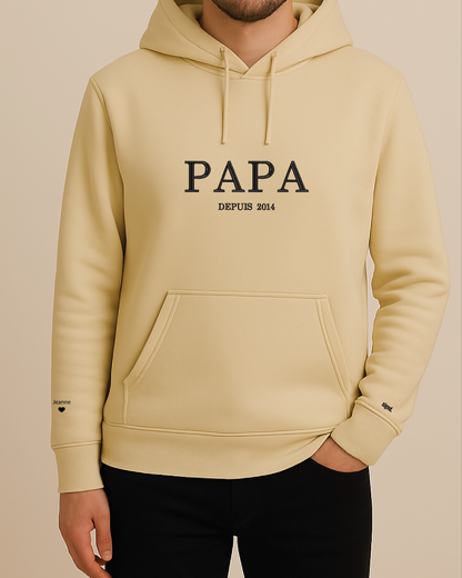 Sweat à capuche [Papa Depuis]